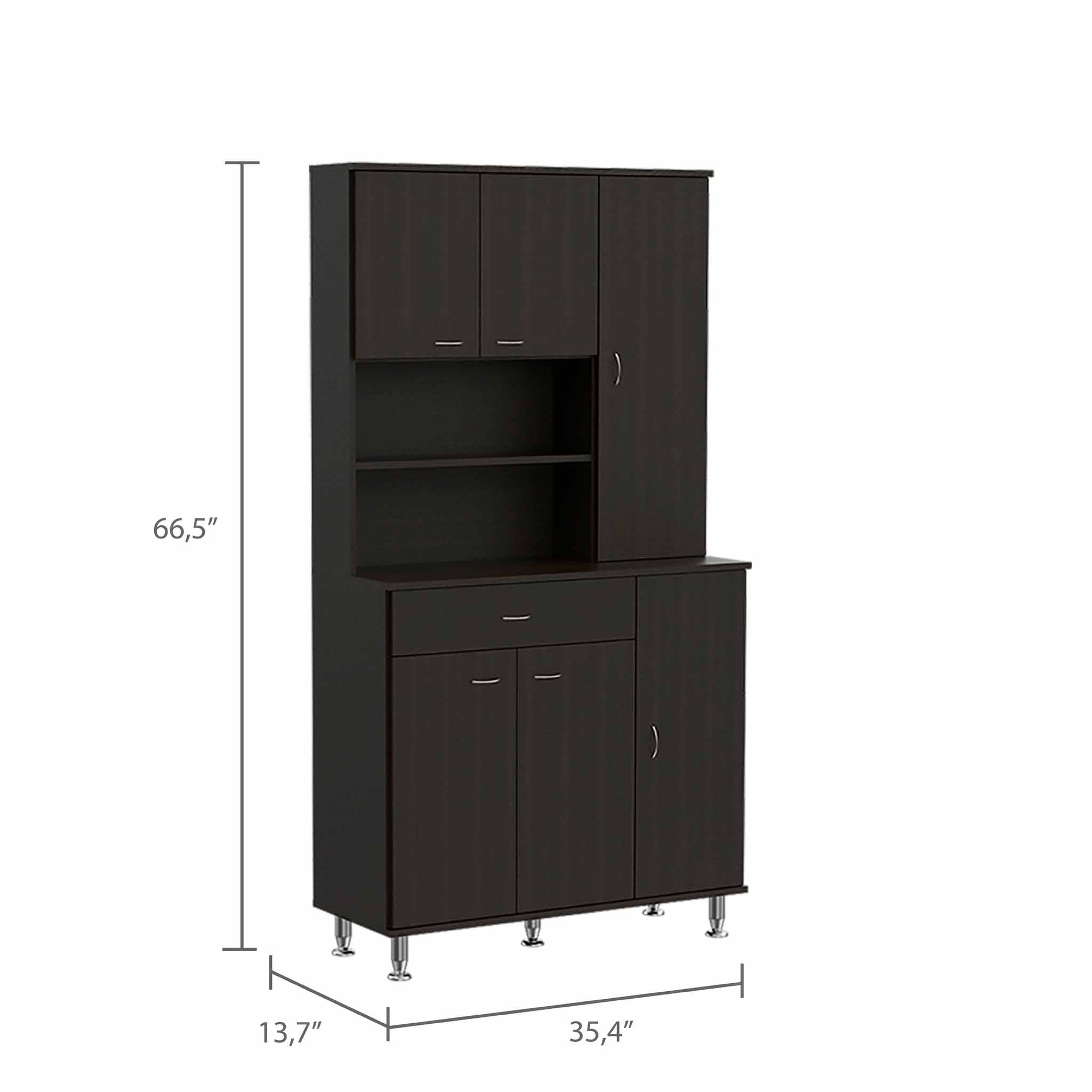 Depot Black Venice Pantry Cabinet
